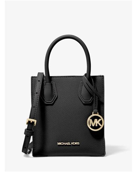 michael kors pebbled leather bag|mercer extra small pebbled leather.